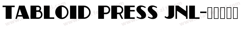 Tabloid Press JNL字体转换